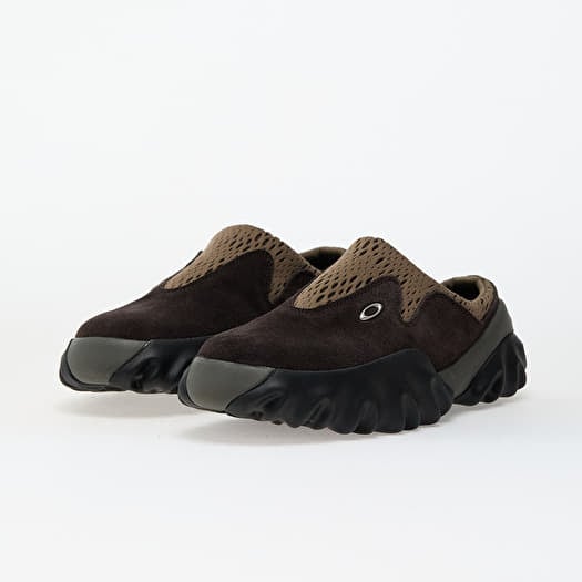 Oakley Factory Team Chop Saw スニーカー オークリー Oakley Factory Team Chop Saw Brain Dead Black Leather Nubuck Men\u0027s