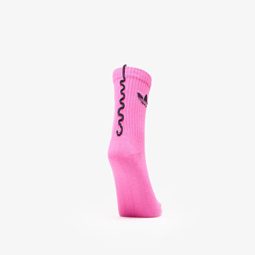 Socks adidas Ruffle Crew Socks 2-Pack Black/ Black (JX5210) | Footshop