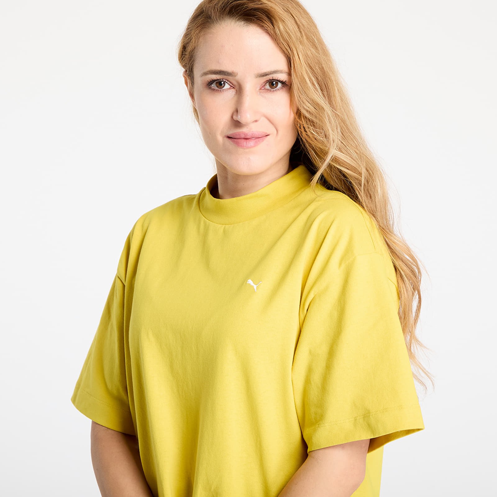 Тениски Puma x YONA SUNPŌ Mock Neck Tee Fresh Pear