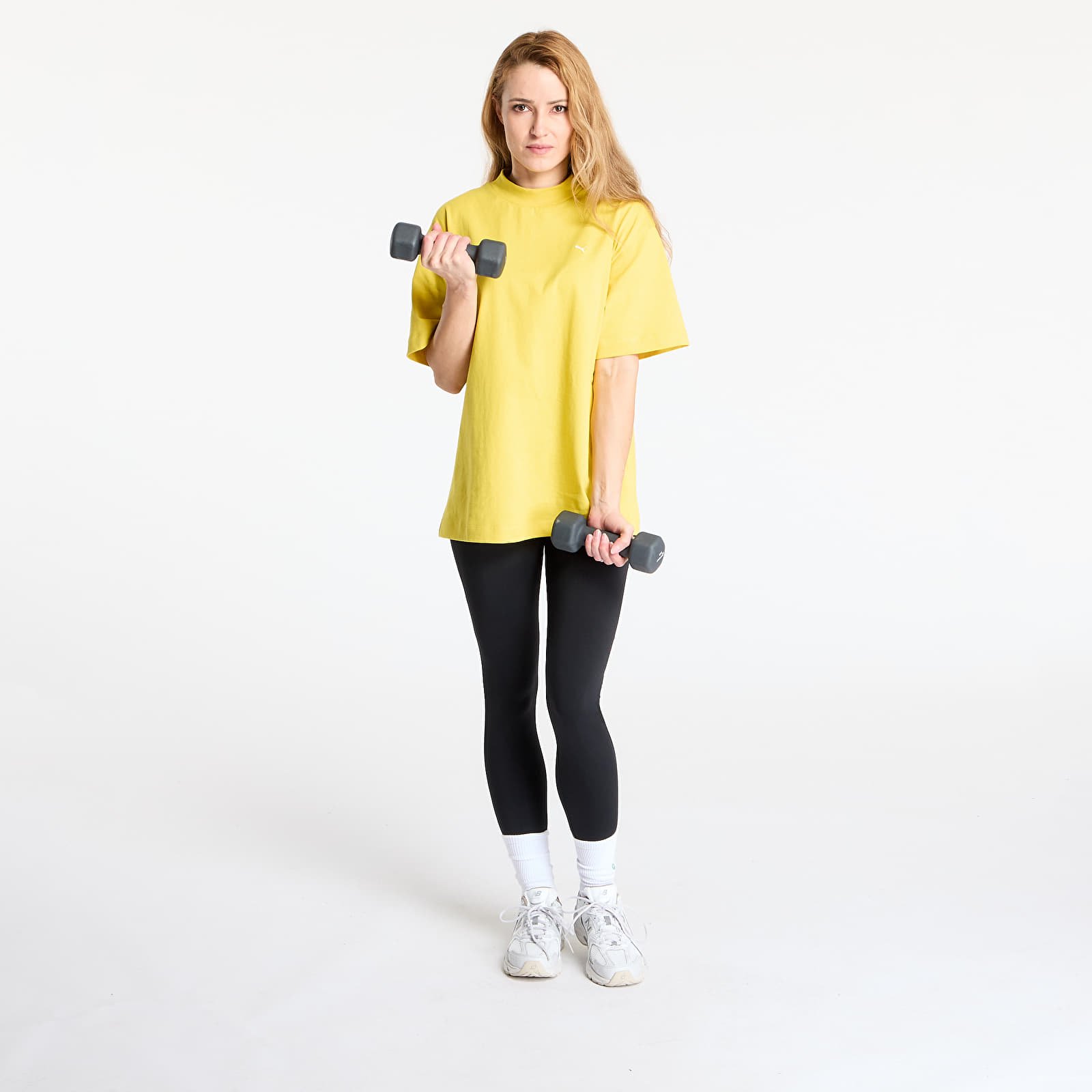 Тениски Puma x YONA SUNPŌ Mock Neck Tee Fresh Pear