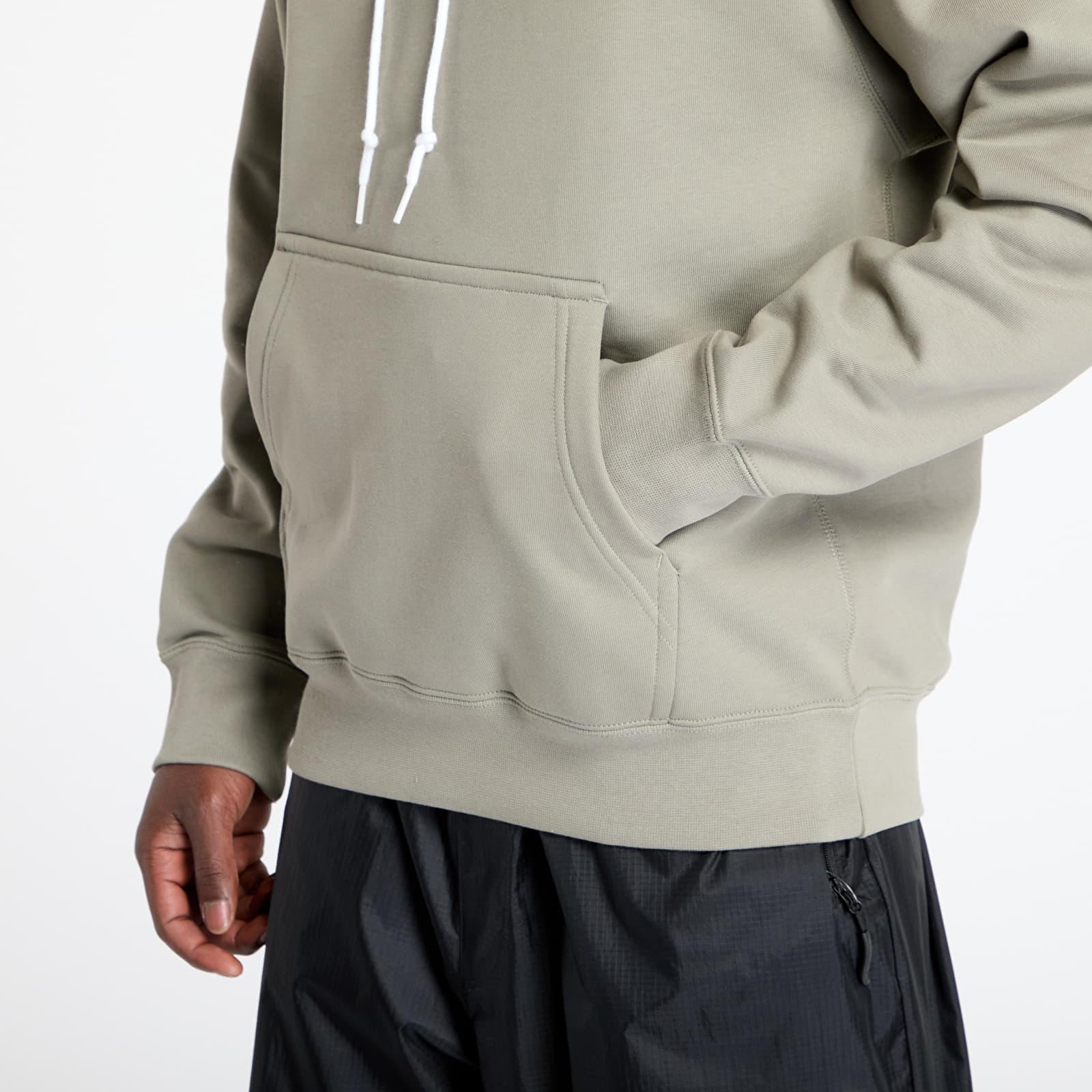 Bluzy z kapturem Nike M Nk Solo Swoosh Fleece Po Hoodie Light Army