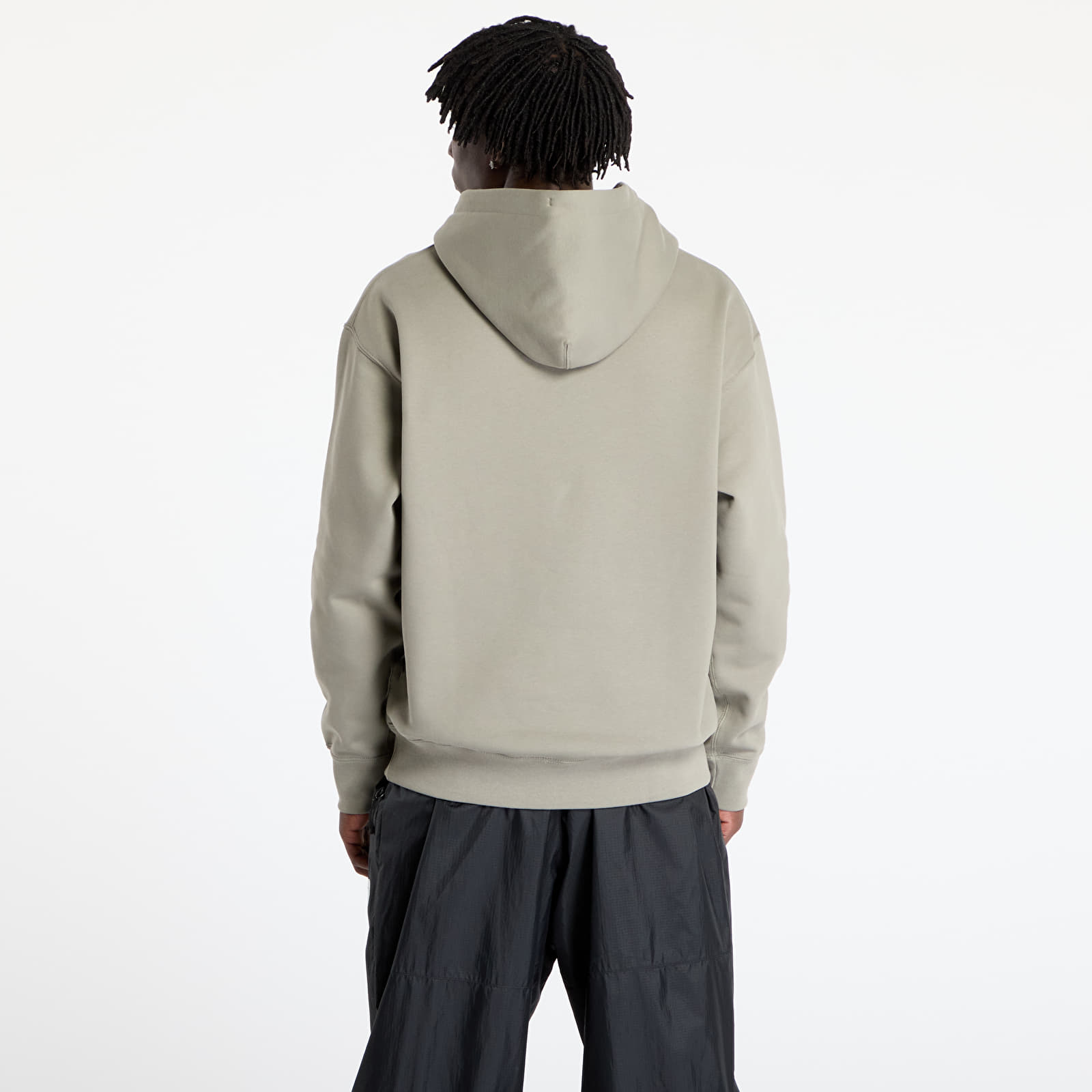 Bluzy z kapturem Nike M Nk Solo Swoosh Fleece Po Hoodie Light Army