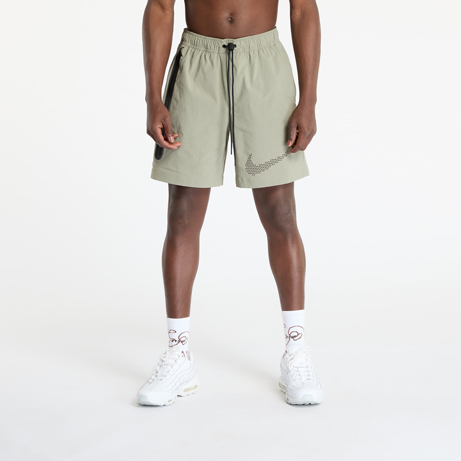 Nike Tech Mens Woven Shorts Light Army/ Black S