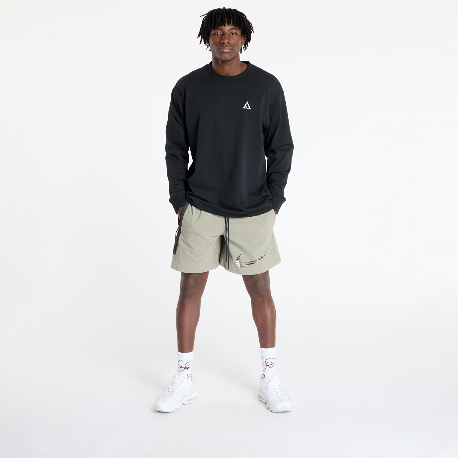 Rövidnadrágok Nike Tech Men's Woven Shorts Light Army/ Black