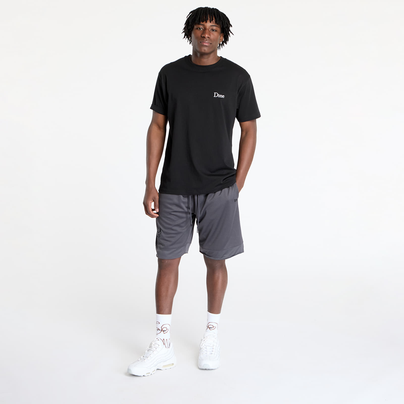 Šorti New Era Chicago Bulls NBA Tonal Mesh Short Graphite/ Dark Graphite