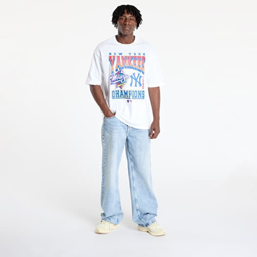 Tシャツ・カットソー New Era New Era World Wide T-Shirt Off White New Era Open White Oversized T-Shirt | New Era Cap UK
