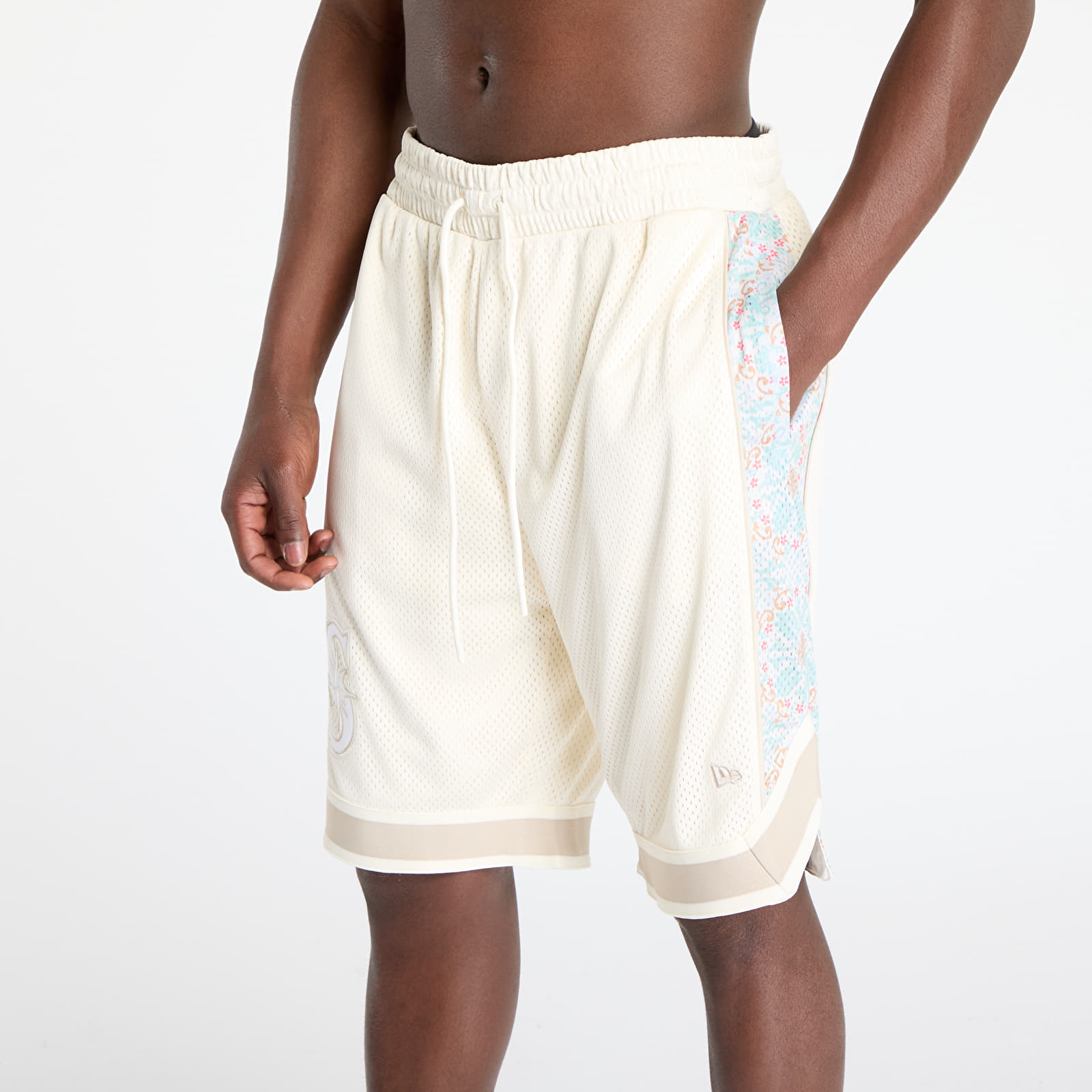 Szorty New Era Seattle Mariners MLB Infill Mesh Short Off White