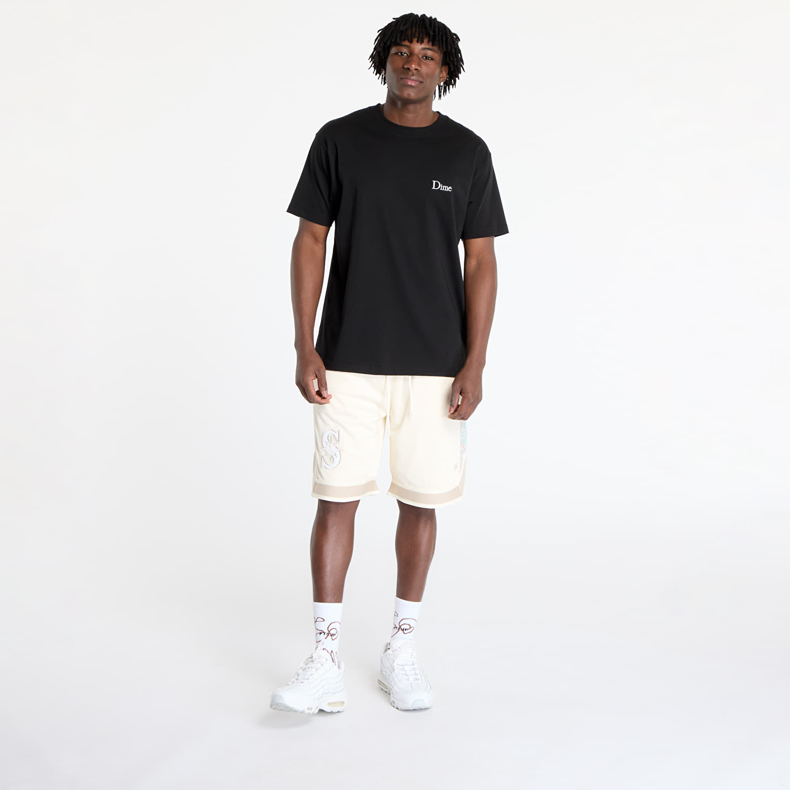 Szorty New Era Seattle Mariners MLB Infill Mesh Short Off White