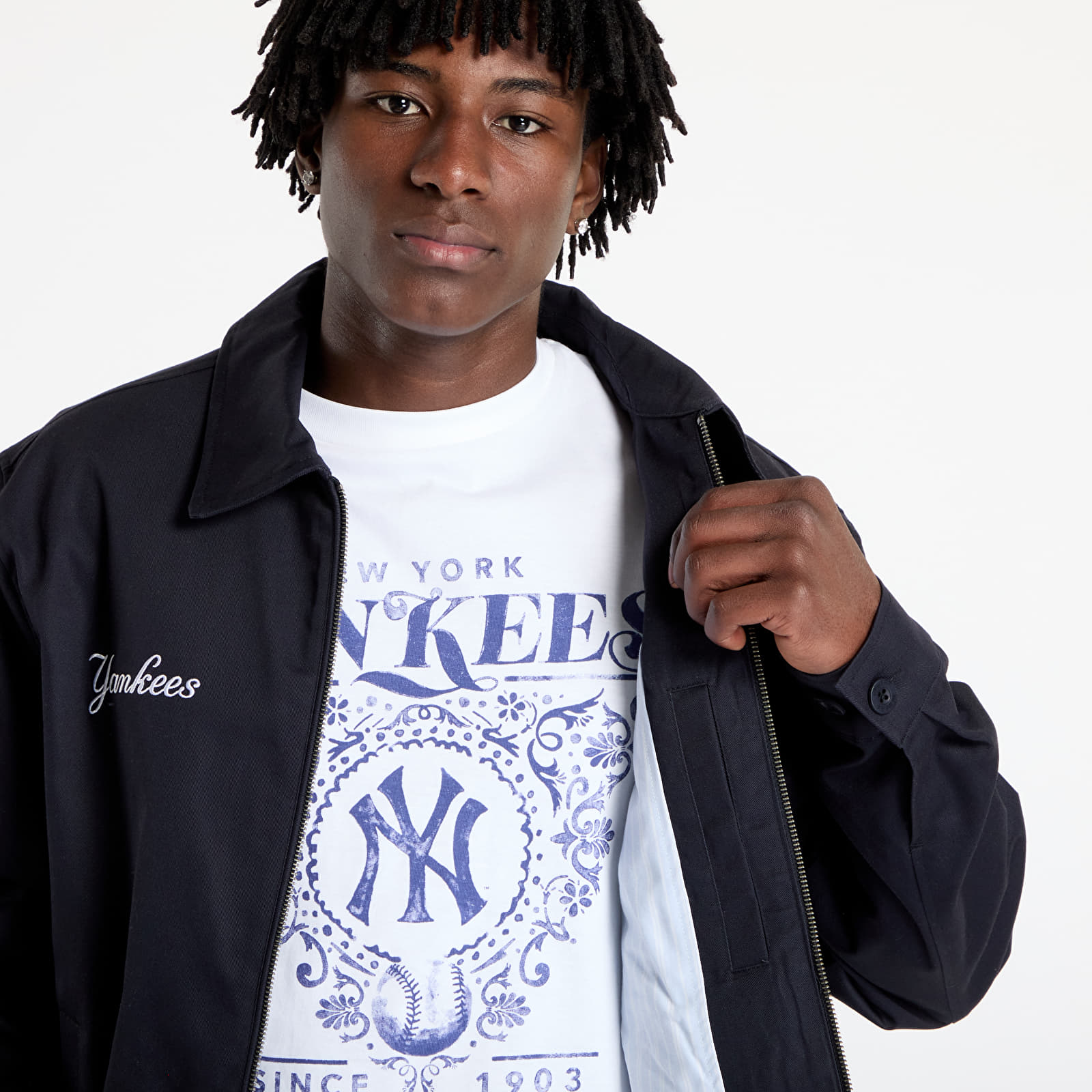Meeste jakid New Era New York Yankees MLB Collared Jacket UNISEX Navy