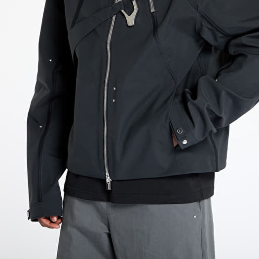 Raincoats HELIOT EMIL Moire Technical Jacket Black