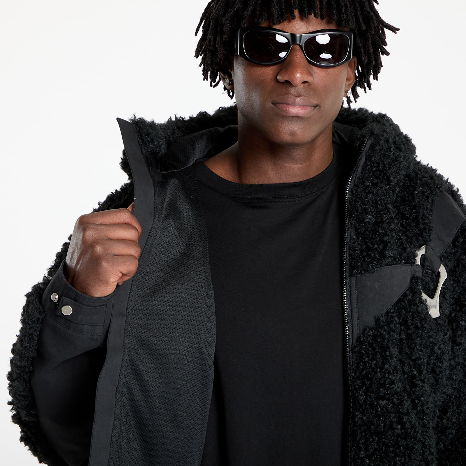 Mikinas ar kapuci un sporta krekli HELIOT EMIL Chiaroscuro Fleece Black