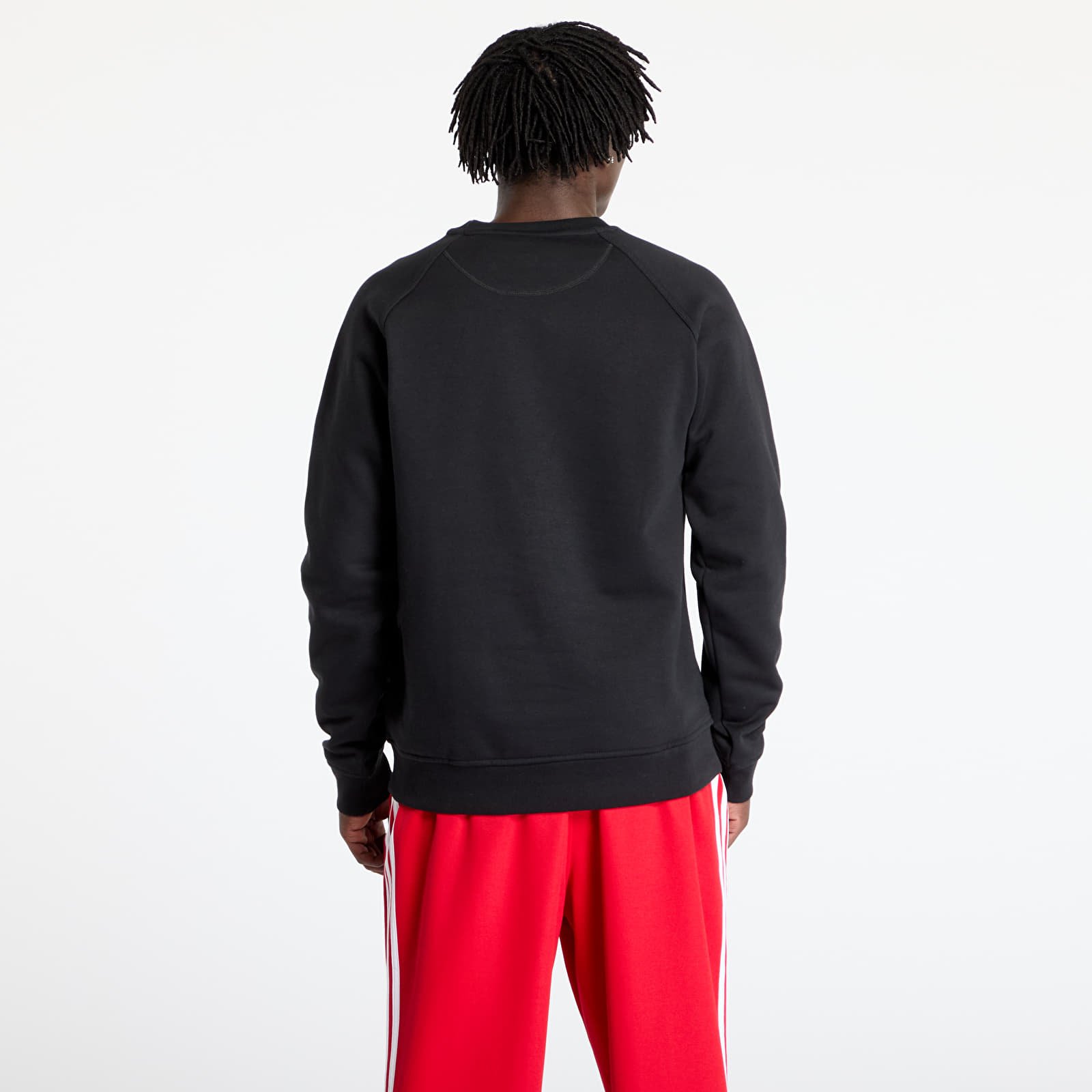 Hoodies and sweatshirts  adidas Trefoil Essentials Crew Sweatshirt Black