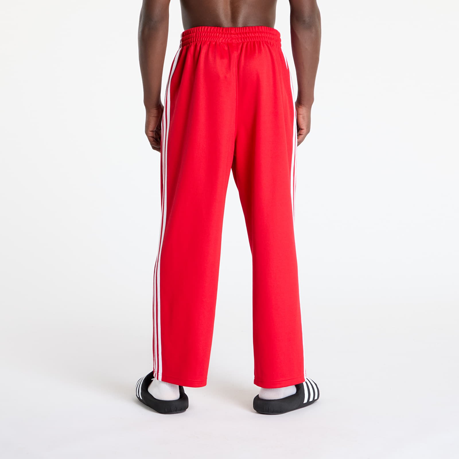Nadrágok adidas Adicolor Baggy Fit Firebird Track Pants Better Scarlet/ Medium Grey Heather