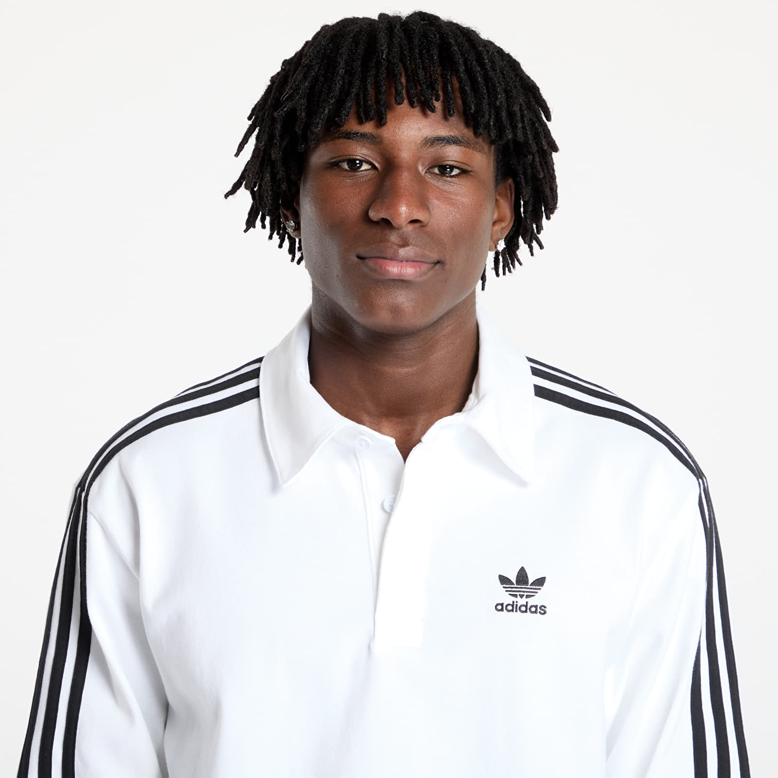 T-shirts adidas Adicolor Rugby Polo Shirt White