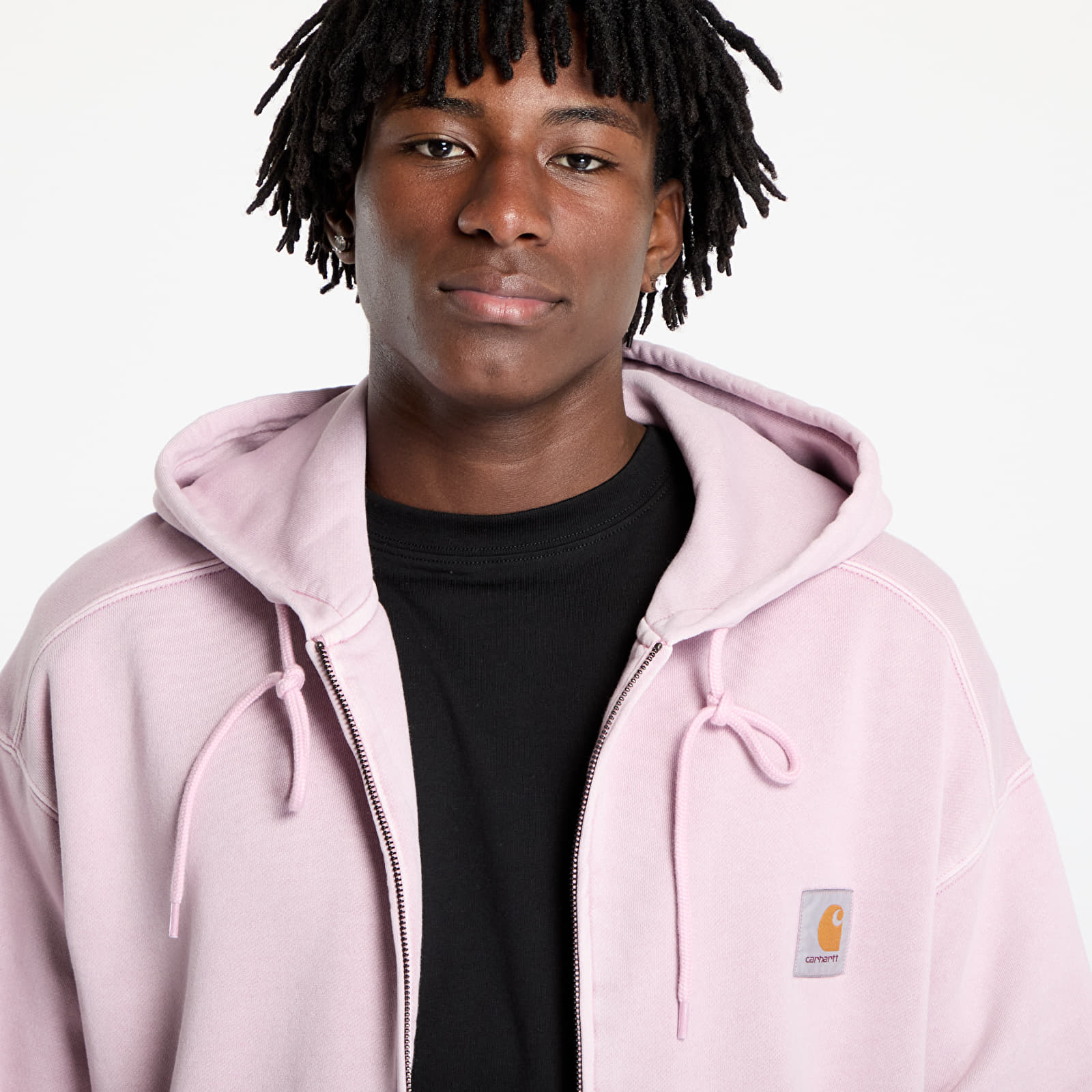 Hoodies and sweatshirts  Carhartt WIP Hooded Nelson Jacket UNISEX Hortensia Garment Dyed