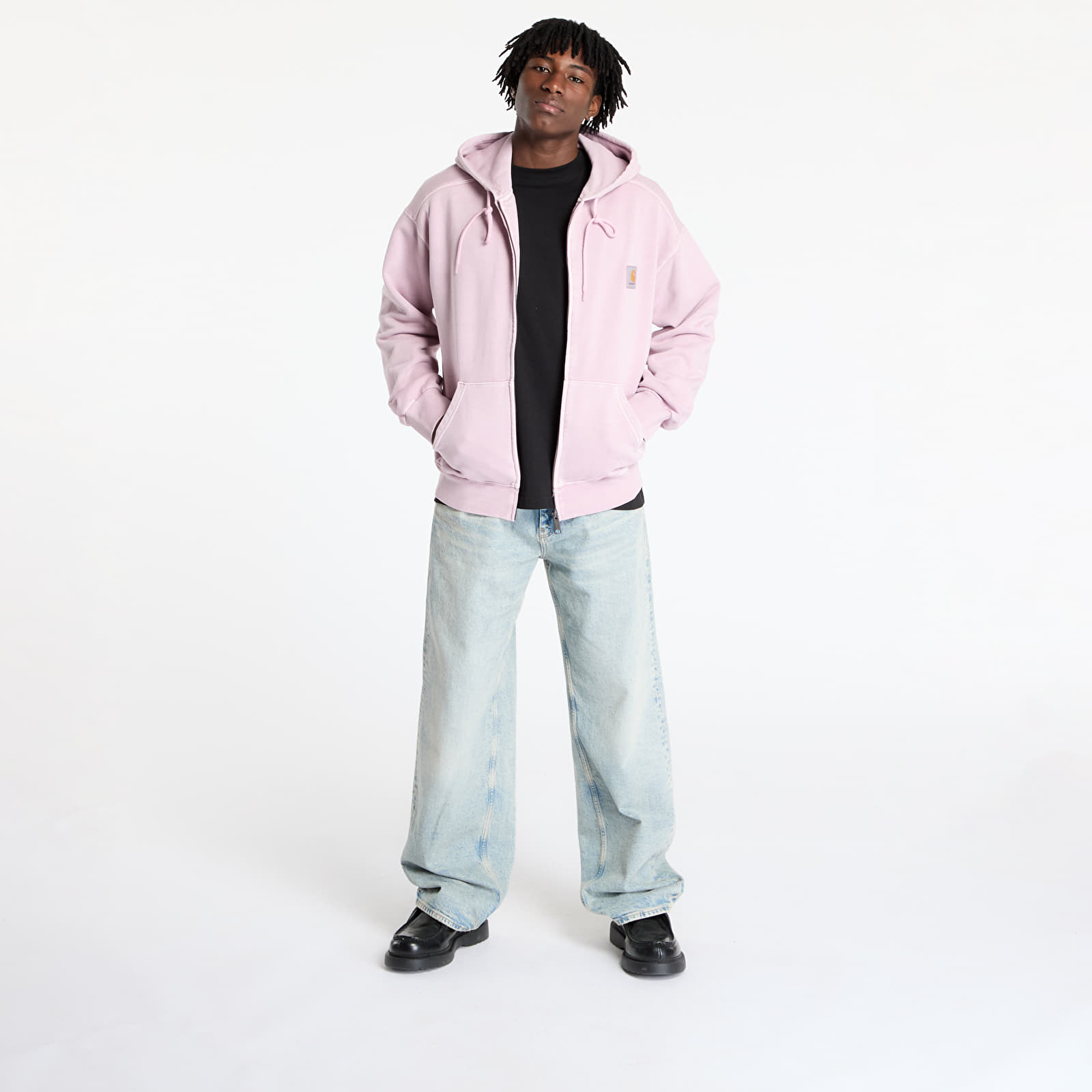 Hoodies and sweatshirts  Carhartt WIP Hooded Nelson Jacket UNISEX Hortensia Garment Dyed