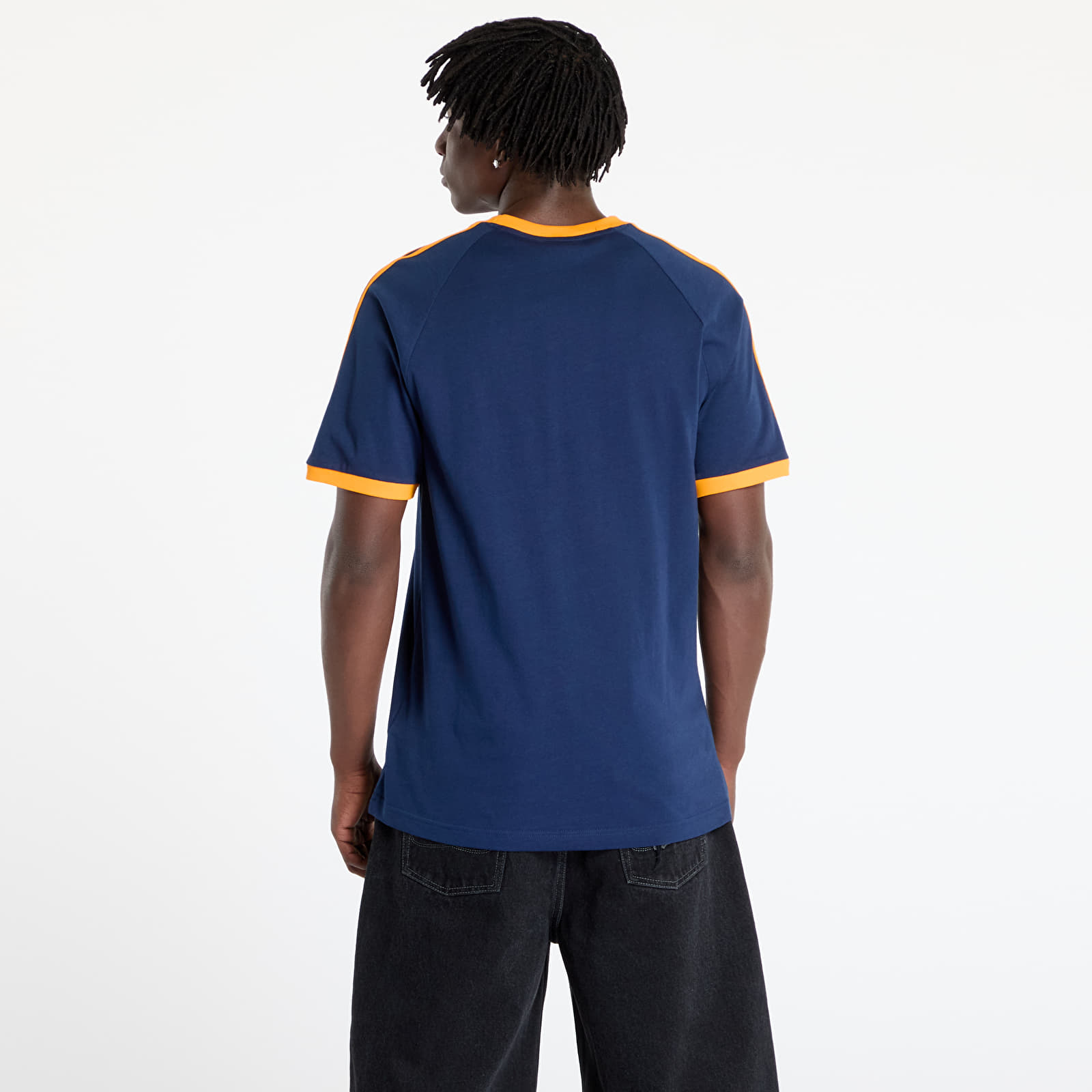 T-shirts adidas Adicolor Classics 3-Stripes T-Shirt Night Indigo/ Crew Orange