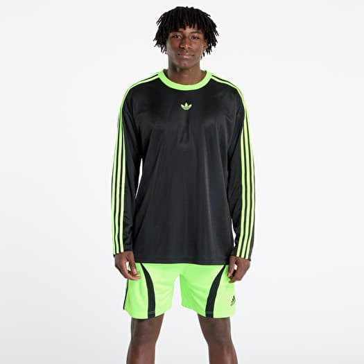 T-shirt adidas Jacquard Longsleeve Jersey Black/ Siggnr
