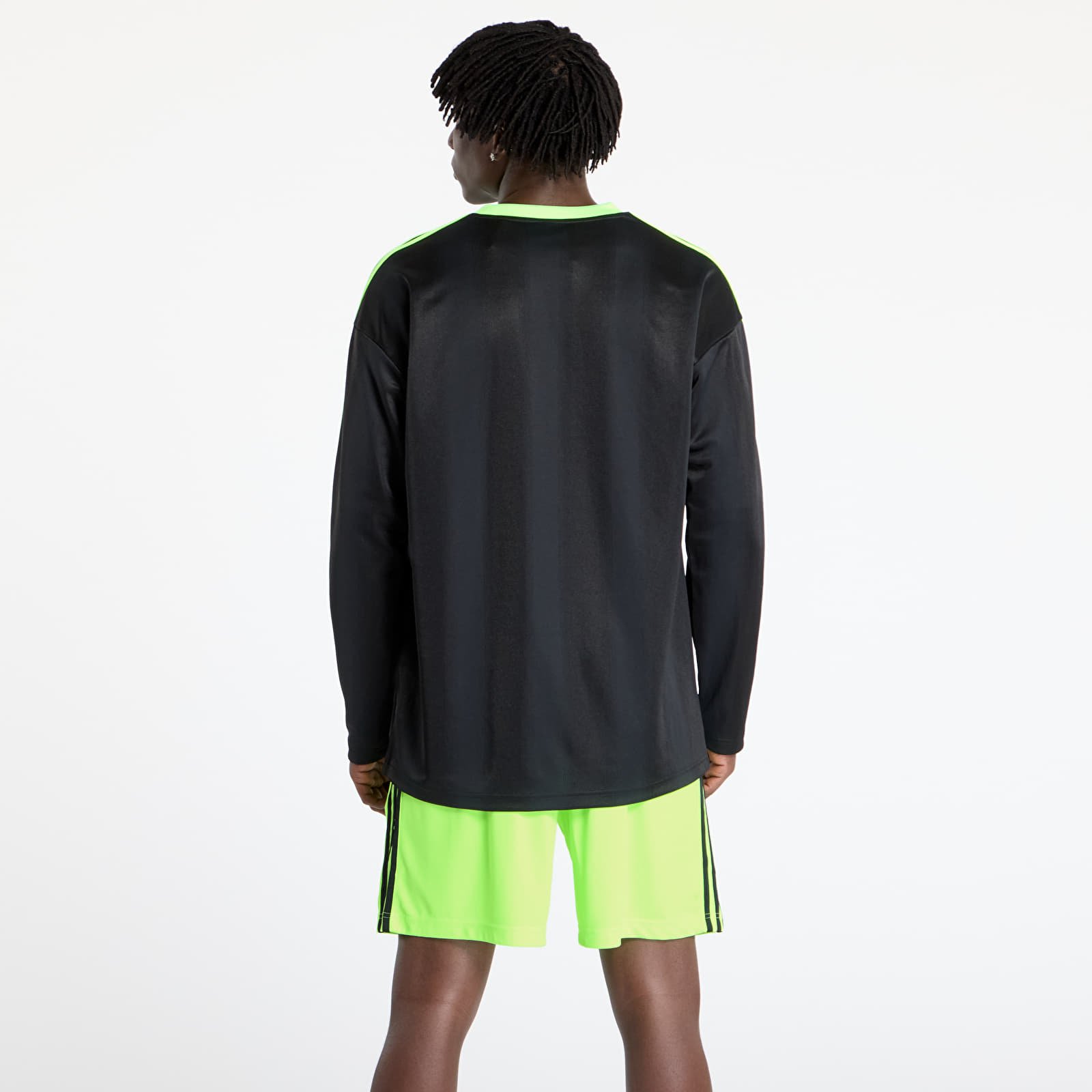 T-Shirts adidas Jacquard Longsleeve Jersey Black/ Siggnr