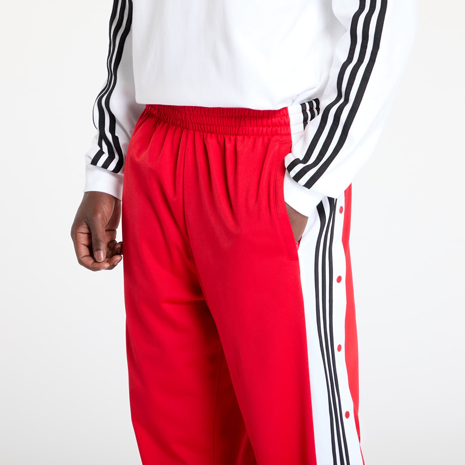 Pants adidas Originals Adibreak Tracksuit Bottoms Better Scarlet/ Black