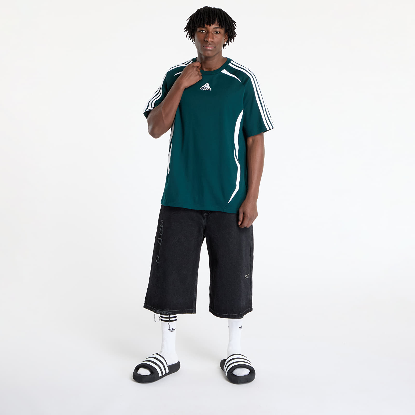 T-krekli adidas Teamgeist Cotton T-Shirt Aurora Ivy