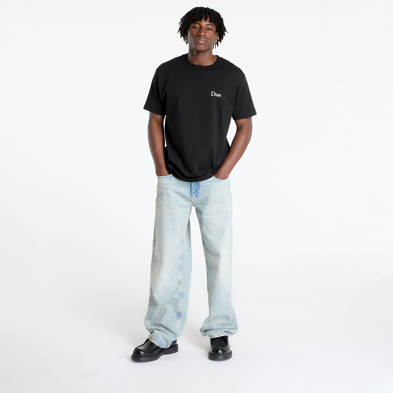 T-shirts DIME Classic Small Logo T-Shirt UNISEX Black