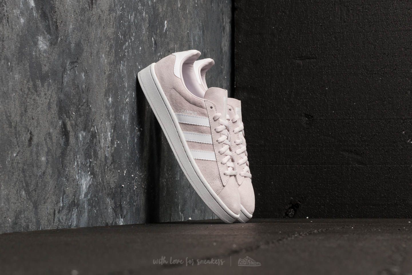 Women's shoes adidas Campus W Orchid Tint/ Ftw White/ Crystal White