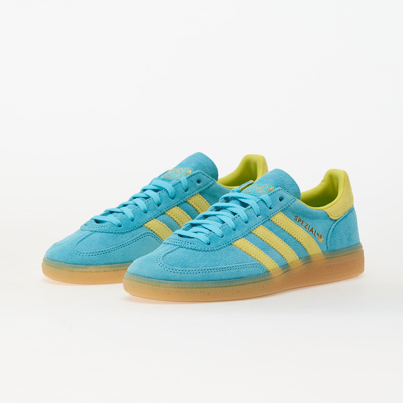 Ženski čevlji adidas Handball Spezial W Bluglo/ Bright Yellow/ Gold Metallic