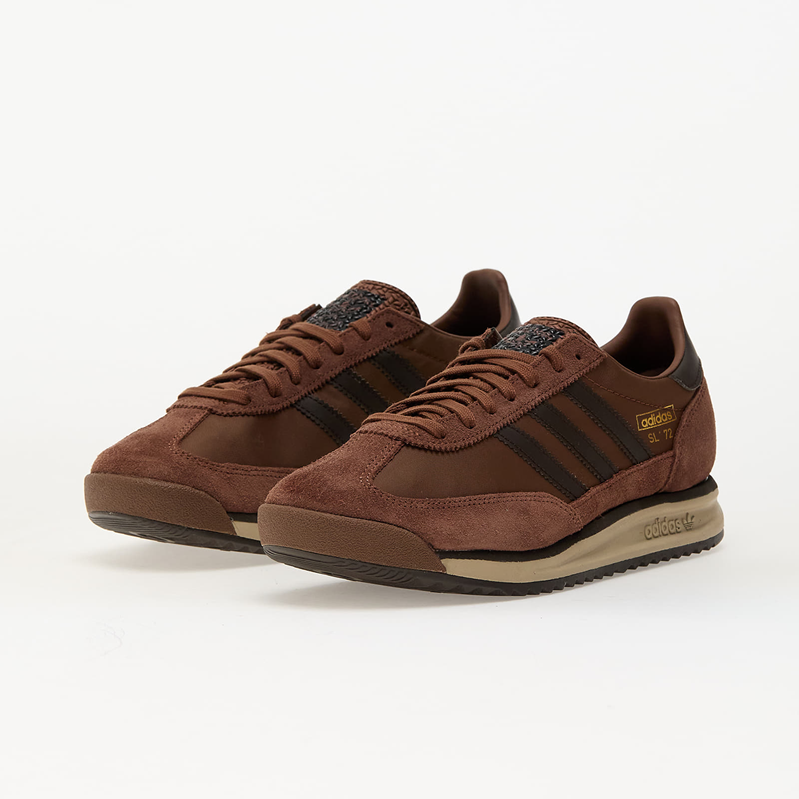 Men's shoes adidas SL 72 RS Preloved Brown/ Powder Plum/ Gum 3