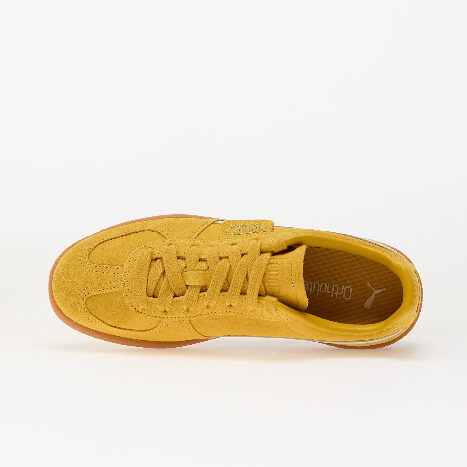 Herren Sneaker und Schuhe Puma Palermo Yellow Sizzle-Alpine Snow