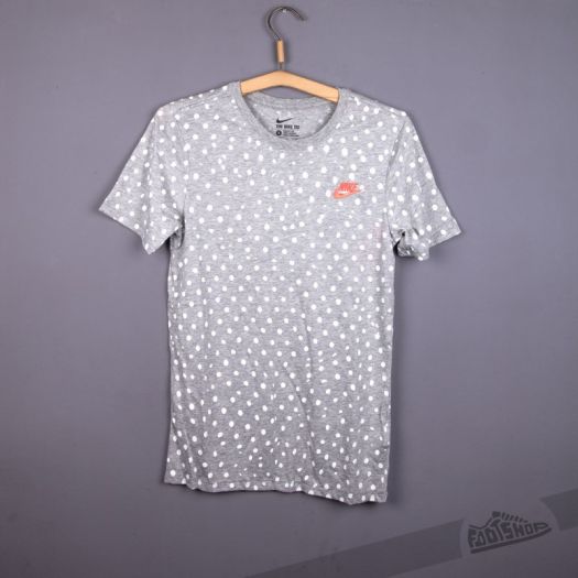T Shirts and shirts Nike QT S Polka Dot Tee Grey Footshop