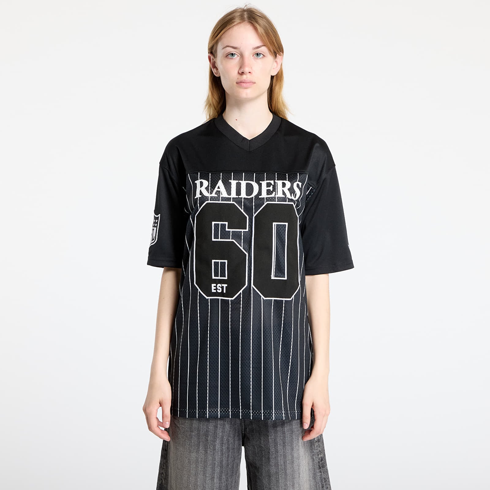 Jersey New Era Las Vegas Raiders NFL Pinstripe Jersey UNISEX Black S