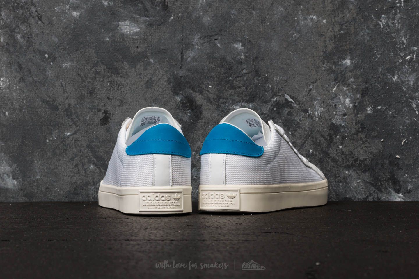 Men's shoes adidas Courtvantage Ftw White/ Ftw White/ Bright Blue