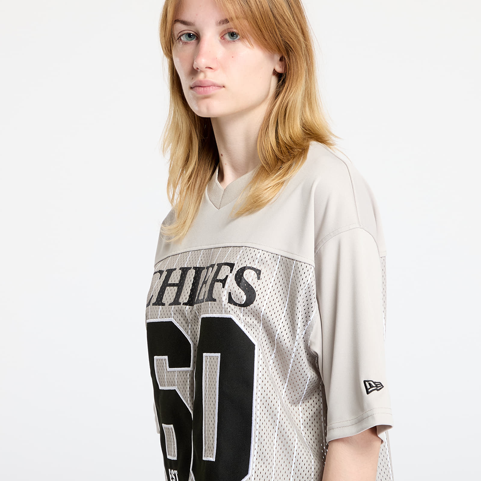 Koszulki New Era Kansas City Chiefs NFL Pinstripe Jersey UNISEX Stone