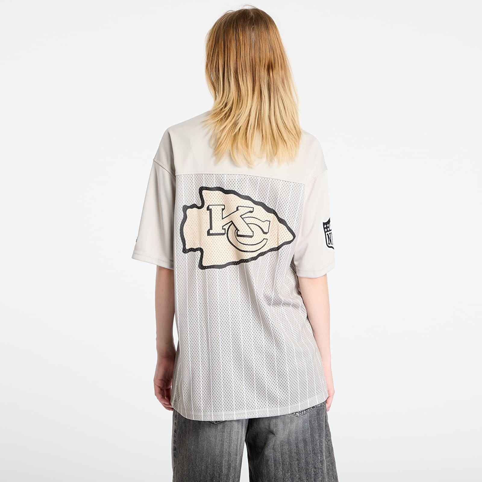 Koszulki New Era Kansas City Chiefs NFL Pinstripe Jersey UNISEX Stone