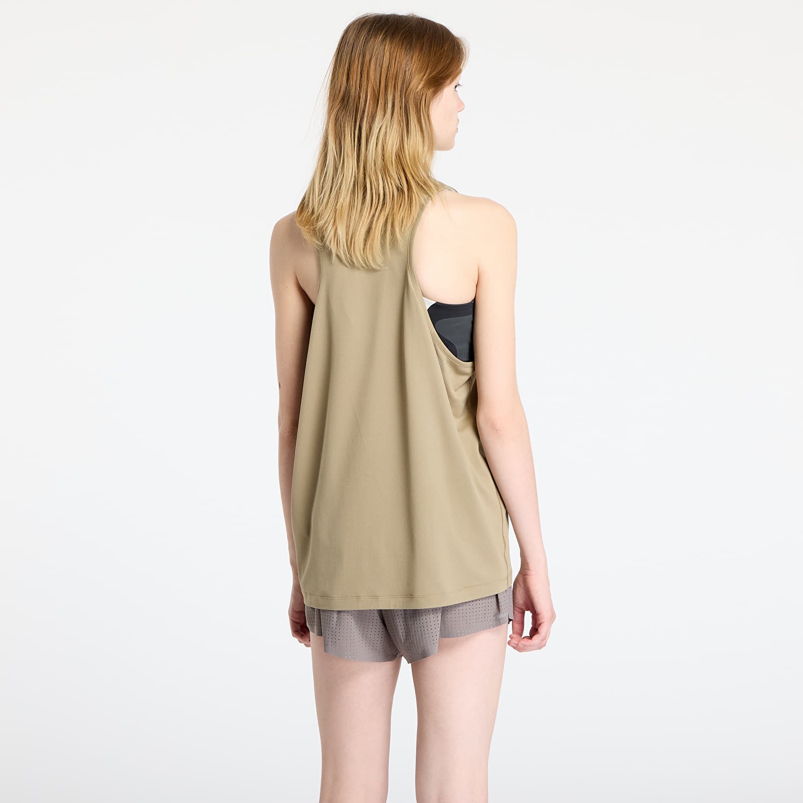 Ujjatlan pólók Satisfy AuraLite Tech Singlet UNISEX Army Green