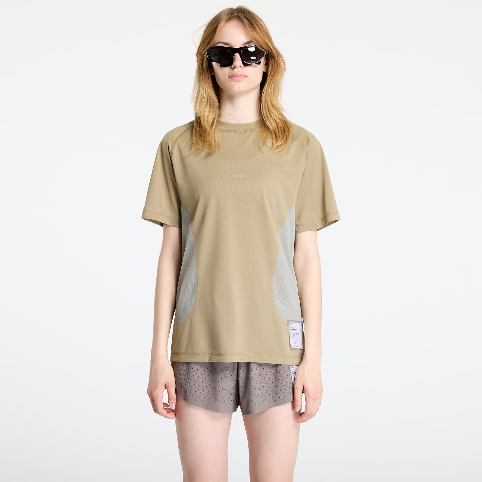 Tričká Satisfy AuraLite Tech T-Shirt UNISEX Army Green