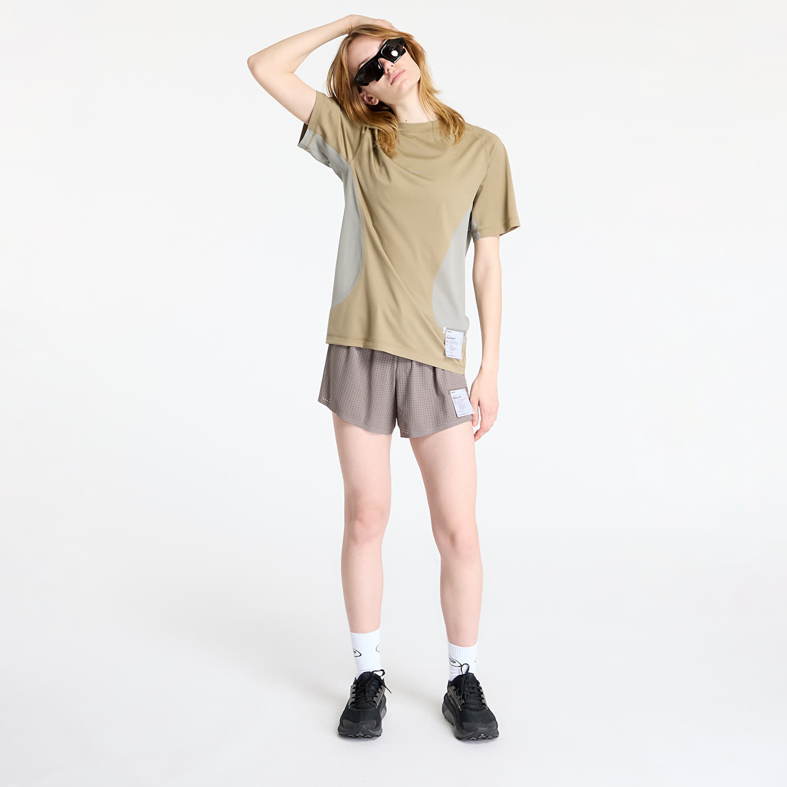 Tričká Satisfy AuraLite Tech T-Shirt UNISEX Army Green