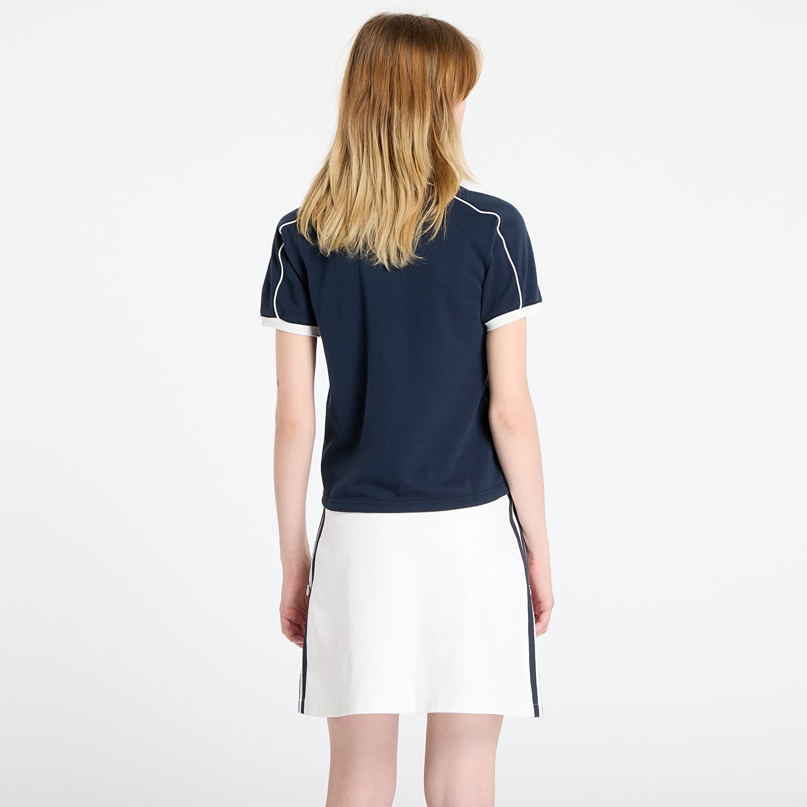 Pólóingek adidas x Sporty & Rich Polo T-Shirt Blue/ Night Navy