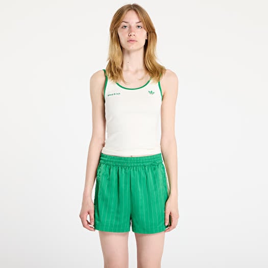 Top na ramiączkach adidas x Sporty & Rich Tank White/ Off White/ Green