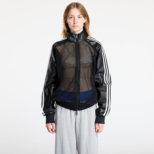 Veste adidas x Jeremy Scott Faux Leather Mesh Track Top UNISEX Black