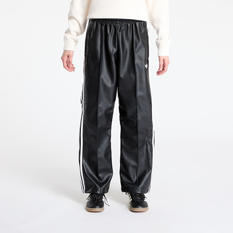 adidas x Jeremy Scott Faux Leather Wide Joggers UNISEX Black