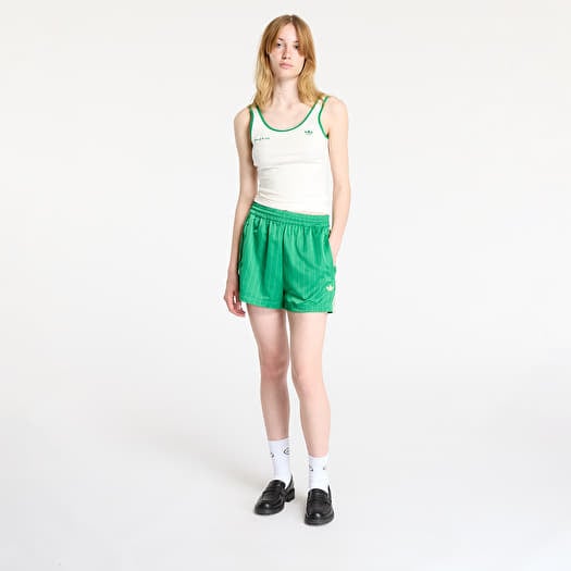 Shorts adidas Originals Pin Stripe Satin Shorts Green | Footshop