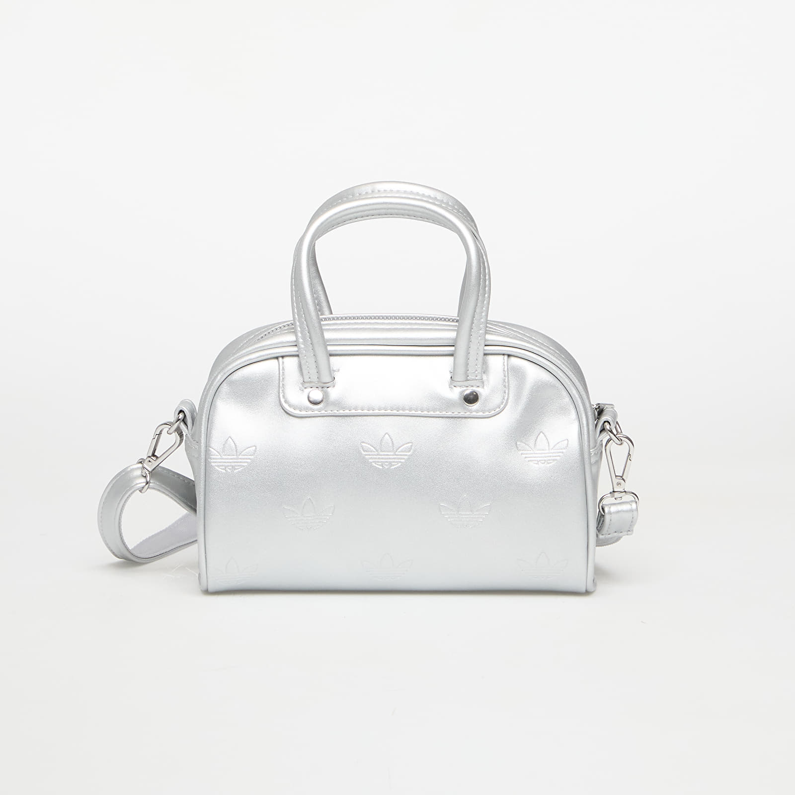 Crossbody táskák adidas Adicolor Mini Bowling Bag Silver Metallic