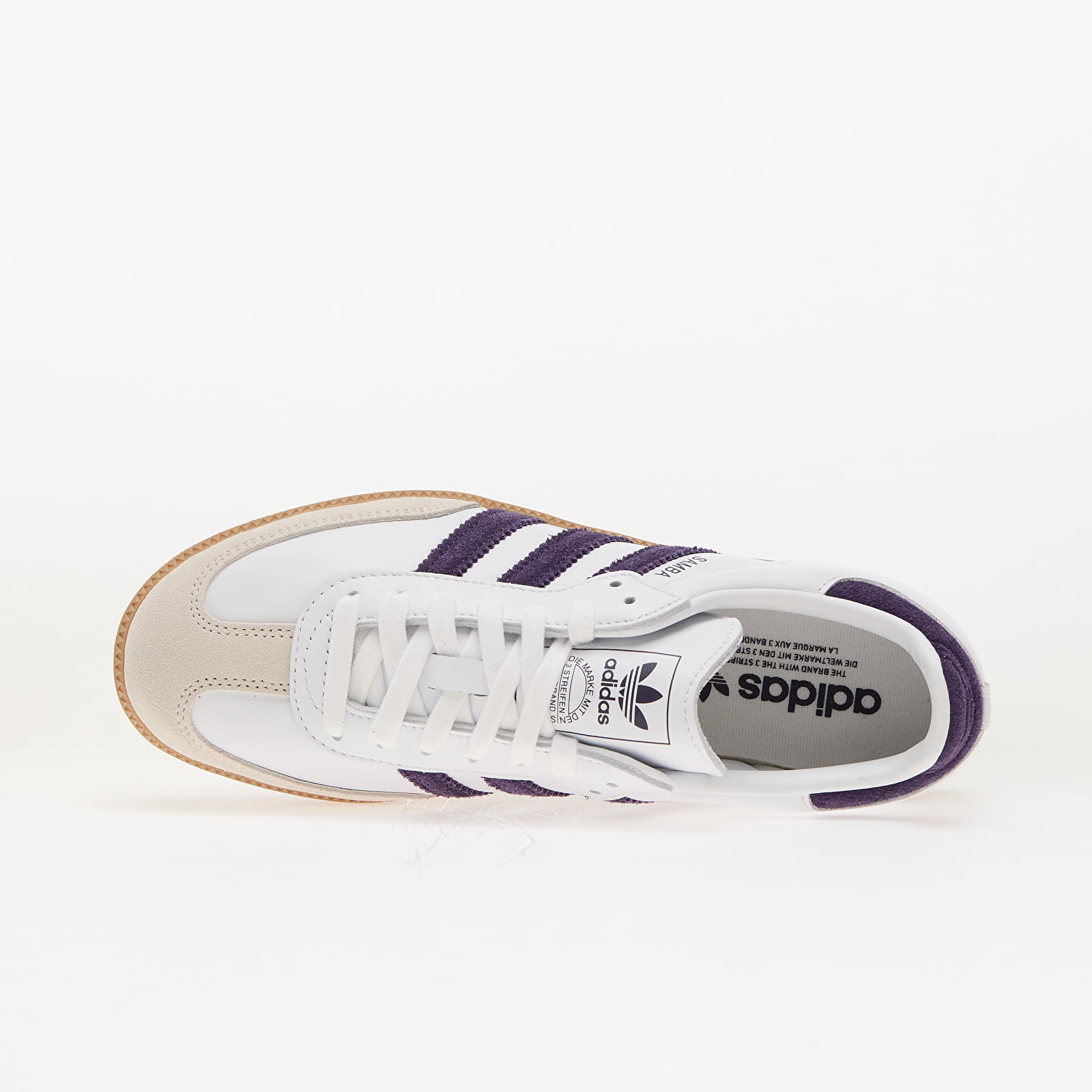 Sieviešu apavi adidas Samba OG W Cloud White/ Aluminium/ Aurplu