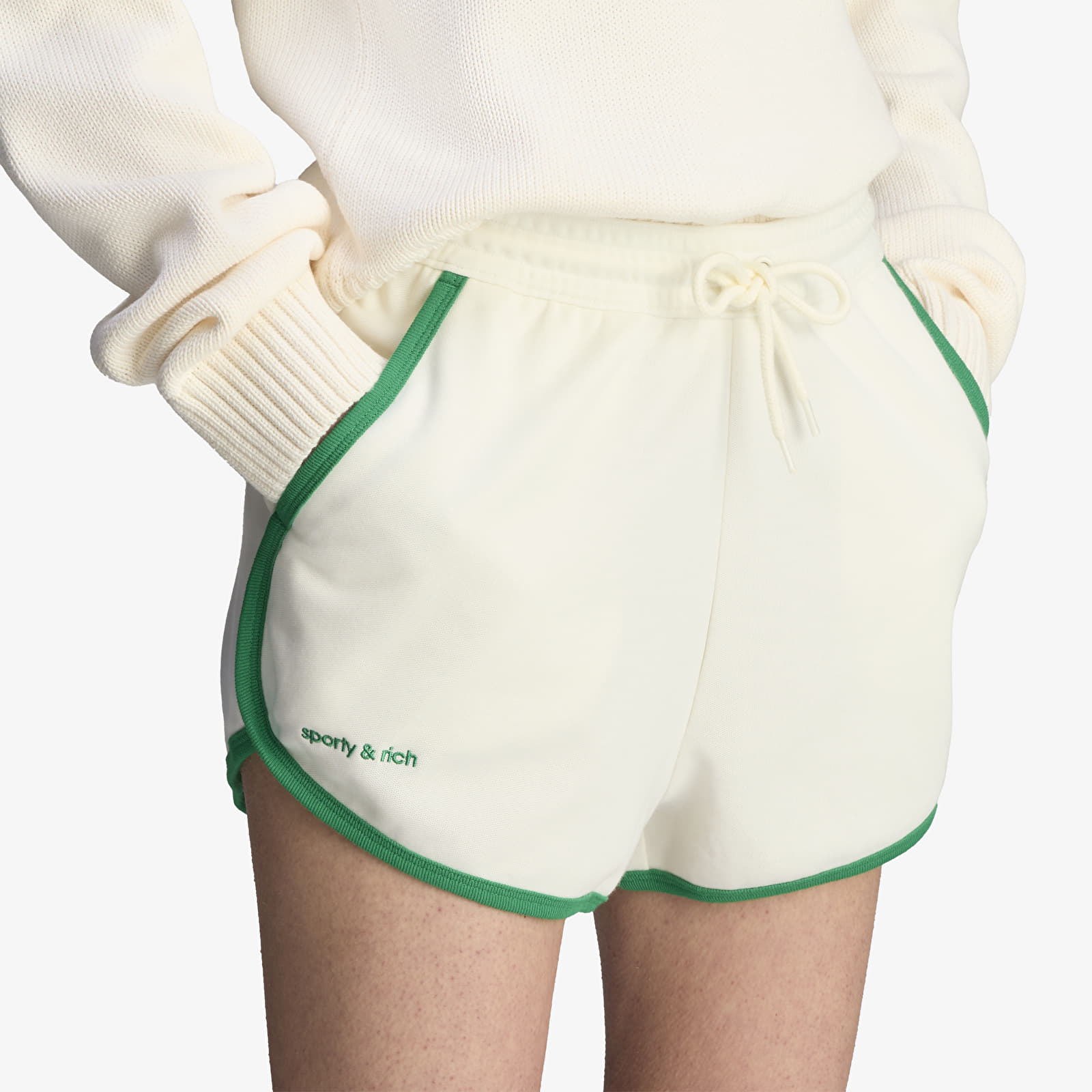 Rövidnadrágok adidas x Sporty & Rich Short White/ Off White
