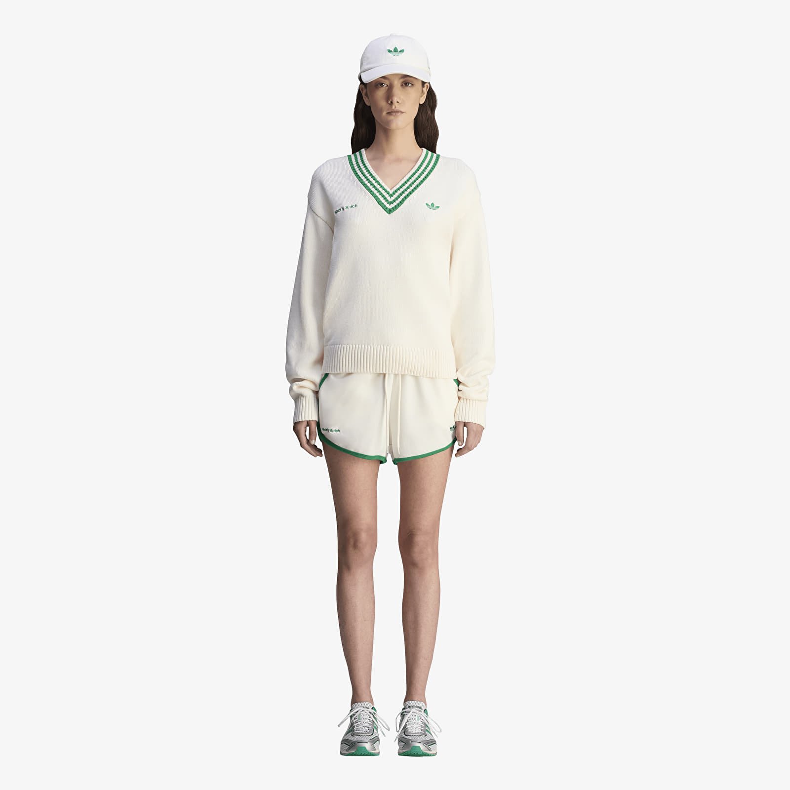Rövidnadrágok adidas x Sporty & Rich Short White/ Off White