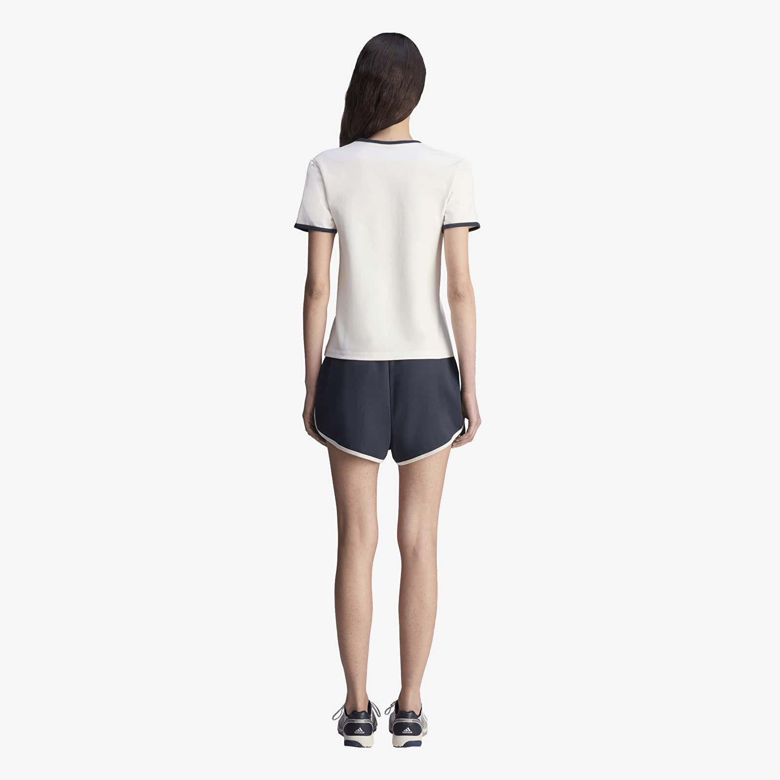 Pólók adidas x Sporty & Rich T-Shirt White/ Core White/ Night Navy