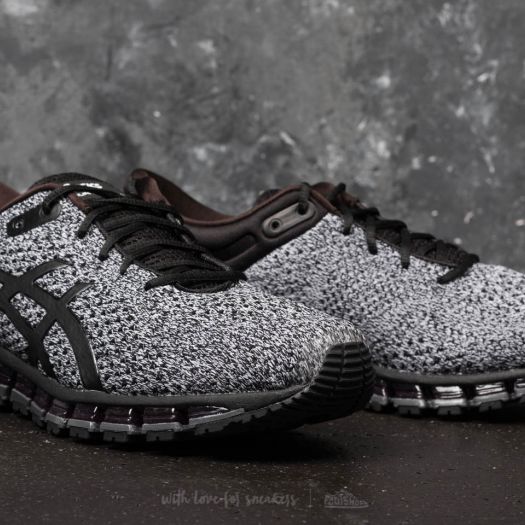 Men s shoes Asics Gel Quantum 360 Knit 2 Black White Black Footshop