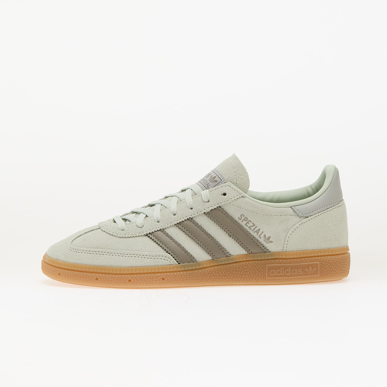 Levně Tenisky adidas Handball Spezial Linen Green/ Silver Pebble/ Wonder Silver